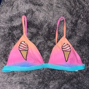 Rainbow Bikini too with ice cream embroidery